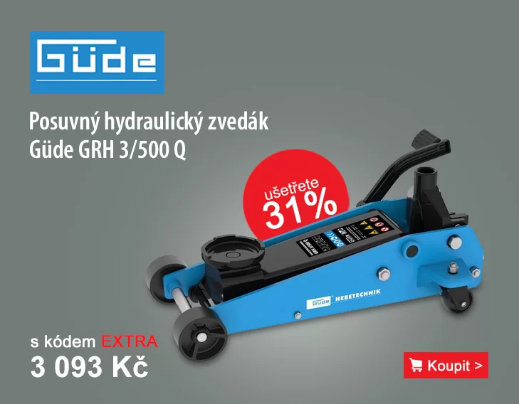 Posuvný hydraulický zvedák GRH 3/500 Q Güde 18039