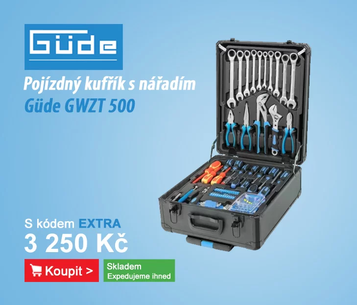 Pojízdný kufřík s nářadím GWZT 500 Güde 39004