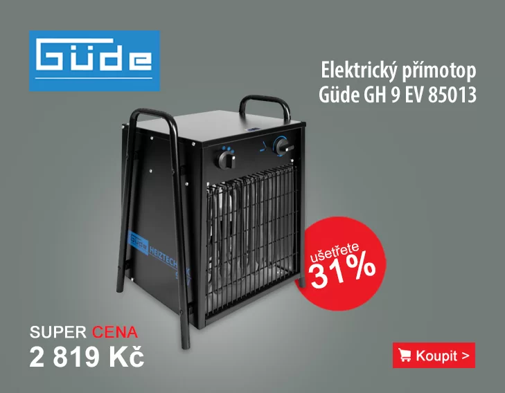 Elektrický přímotop Güde GH 9 EV 85013