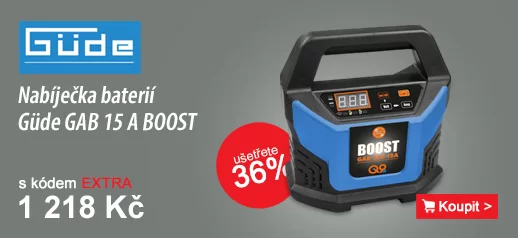 Nabíječka baterií Güde GAB 15 A BOOST 85143