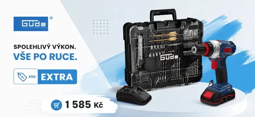 Aku vrtací šroubovák 18V 1x2,0Ah BS 18 - Set Güde 58701