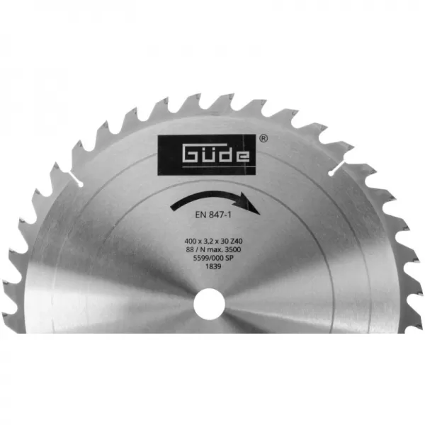 Pilový kotouč SK 400 x 30 mm, 40 z Güde 1839