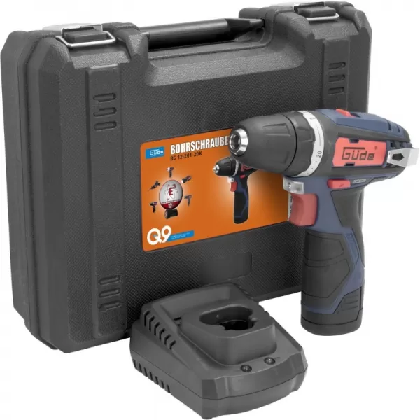 Aku vrtací šroubovák 12V/2,0Ah BS 12-201-20K Güde 58602