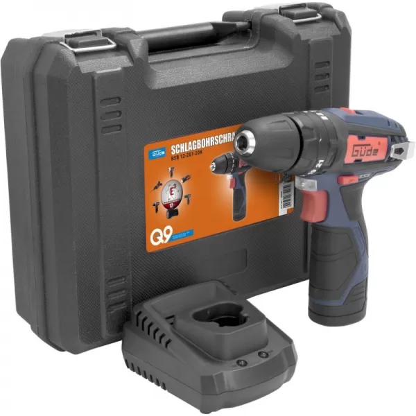 Aku šroubovák s příklepem 12V/2,0Ah BSB 12-201-20K Güde 58605