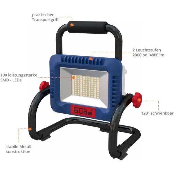 Aku svítilna 18V bez aku LS 18-0 Güde 58417