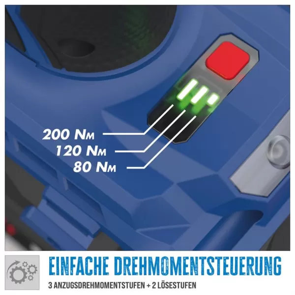 Aku rázový utahovák 18V bez aku Güde 58447