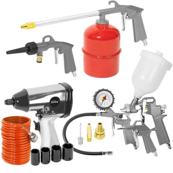 Kompresor set 15 dílů 400/10/50 15 Güde 71170