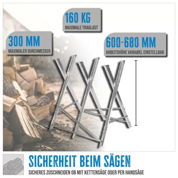 Koza na dřevo GSB 600-680 Güde 94899