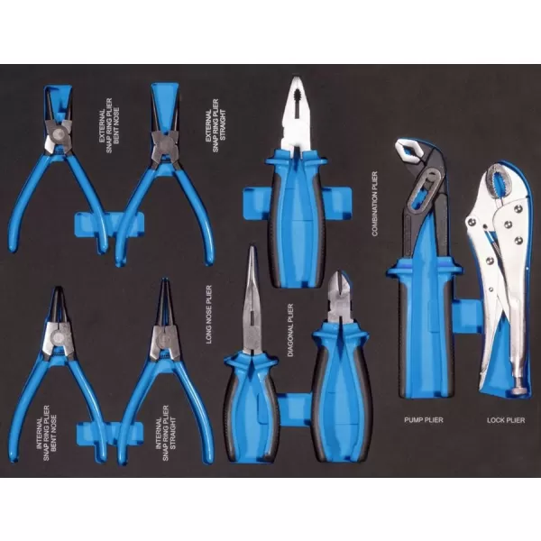 Dílenský vozík GW7 Black Line 165 dílů Güde 39132