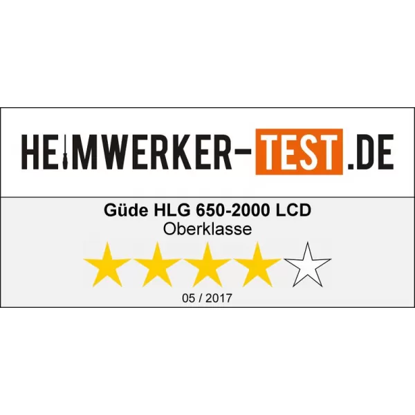 Horkovzdušná pistole HLG 650-2000 LCD Güde 58121